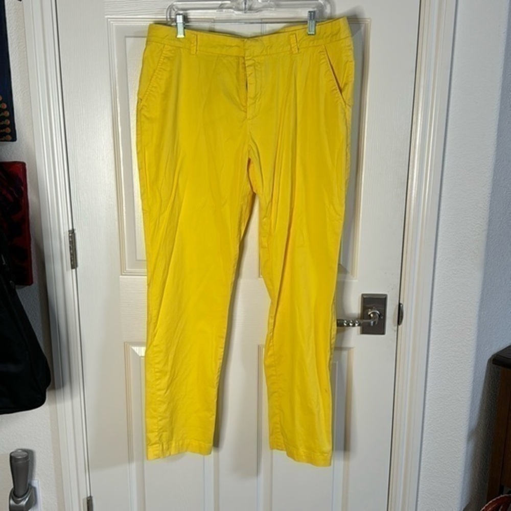 French bright yellow cotton pants!  Beautiful and only worn a couple times.
